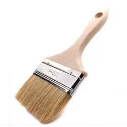 Malířský plochý štětec z přírodních štětin 100 x 15 mm - dřevěný