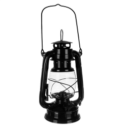 Černá olejová lampa 24 cm (ISO 20683)