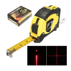 Výsuvný metr s laserovým křížem - 7,5 m