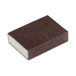 Čistící houba z melaminu 9 x 6 cm - hnědá