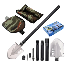 Zestaw survivalowy outdoor 16w1 - wojskowa łopata Survival