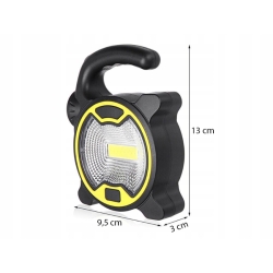 Výkonné LED svítidlo s držákem - žluté
