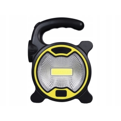 Výkonné LED svítidlo s držákem - žluté