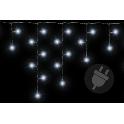 Vánoční světelný déšť - 11,9 m, 600 LED, studeně bílý