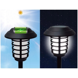 Solární lampa na zahradu i s ovladačem na RGB osvětlení 