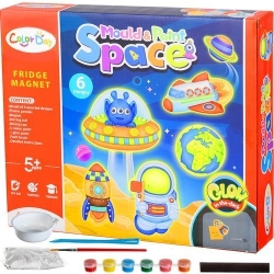 Sada na výrobu magnetů Mould and Paint vesmír 6 předloh (Kruzzel)
