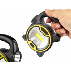 Výkonné LED svítidlo s držákem - žluté