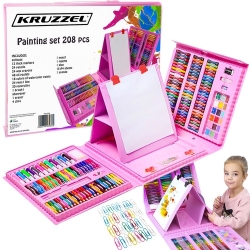 Výtvarná sada Mega Art Set 208 ks růžová (Iso)