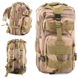 Vojenský taktický batoh MILITARY SURVIVAL 30L - béžový