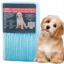 Absorpční podložky pro zvířata 40 ks - 60 x 60 cm
