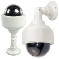 Maketa venkovní bezpečnostní kamery CCTV - bílá