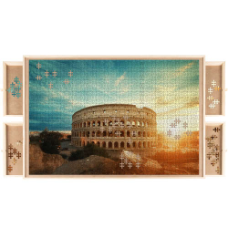 Velká deska na puzzle 89x66 cm se zásuvkami - pro puzzle až 1500 ks