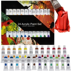 Akrylové barvy 24 ks - 12 ml (Iso)