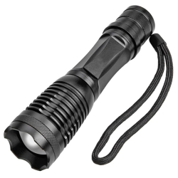 Svítilna Zoom LED CREE-XML-T6 L2 - černá (APT)