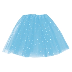 LED svítící sukně Princess- modrá