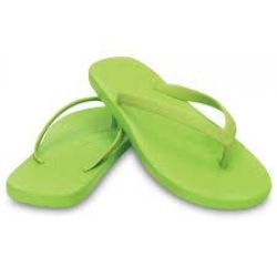 CROCS CHAWAII FLIP J1 32-33 / VOLT GREEN