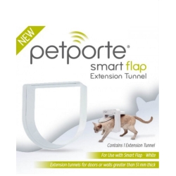 Tunel pro dvířka PetPorte, bílý