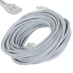 Síťový kabel 15m - šedý