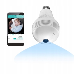 WIFI mini kamera Full HD - żarówka