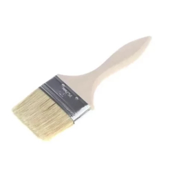 Płaski pędzel malarski z naturalnego włosia 76,2 mm - drewniany