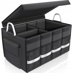Organizér do kufru auta 60 x 35 x 30 cm - 55L černý