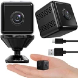 Bezpečnostní mini 4K kamera s funkcí dálkového zobrazení - bezdrátová