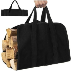 Taška na dřevo - nosnost 20 kg (černá)