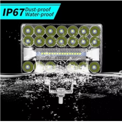 Dálkové přídavné pracovní LED světlo pro SUV, čtyřkolky, lodě 108W 10800lm