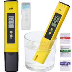 Elektronický pH tester - žlutý