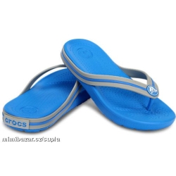 CROCS CROCBAND FLIPSWITCH KIDS C10/11 27-28 /Ocean/light grey