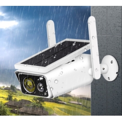Solarna WIFI Kamera Full HD 1080p - IP66 montowana na ścianie