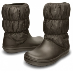 CROCS WINTER PUFF BOOT W7 37-38 / ESPRESSO