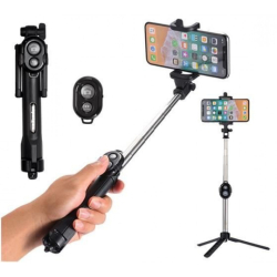 Selfie tyč bluetooth 3v1 (Verk)