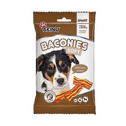 AKINU Baconies Soft - slaninky pro psy 85g (DS = 4 ks)