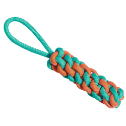 Přetahovací pletený provaz pro psy 25 cm - vícebarevný