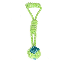 Přetahovací lano pro psy s míčkem 40 cm - vícebarevné