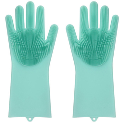 Univerzální silikonové rukavice na mytí 29cm x 12cm (1 pár)