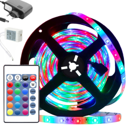 Led pásek RGB IP65 - voděodolný s ovládáním (Verk)