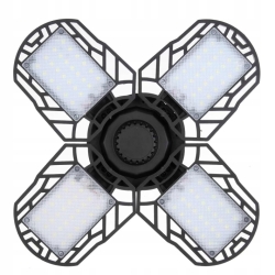 Závěsná solární LED lampa se 4 nastavitelnými hlavami 4x50W - 200W/4000lm