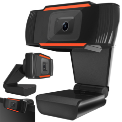 Kamera internetowa z FULL HD i 1080p mikrofonem - czarny design