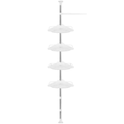 Rohová sprchová police nastavitelná - 230 - 300 cm