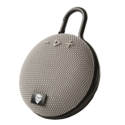 Bezdrátový bluetooth reproduktor s klipem - šedý