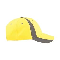 Kšiltovka hi-viz s reflex. pruhem TWINKLE žlutá