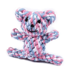 Provazová hračka pro psy 15 cm - medvídek