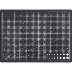 Oboustranná řezací podložka A4 22 x 30 cm - černá