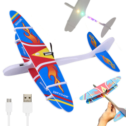 Polystyrénové házecí letadlo s elektromotorem USB - 27 cm