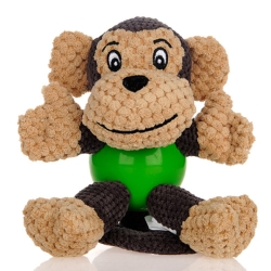 Reedog monkey ball, pískací hračka pro psy, 17cm