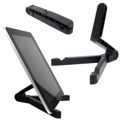 Praktický skládací stojan na tablet - černý