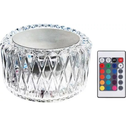 Křišťálová dotyková stolní LED lampa - RGB kulatá