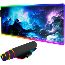 Svítící gumová podložka pod klávesnici a myš - USB